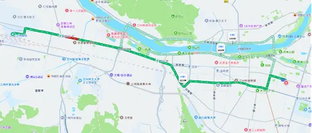 兰州西站至会场