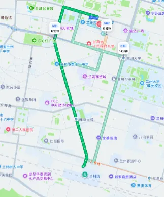 兰州站至会场